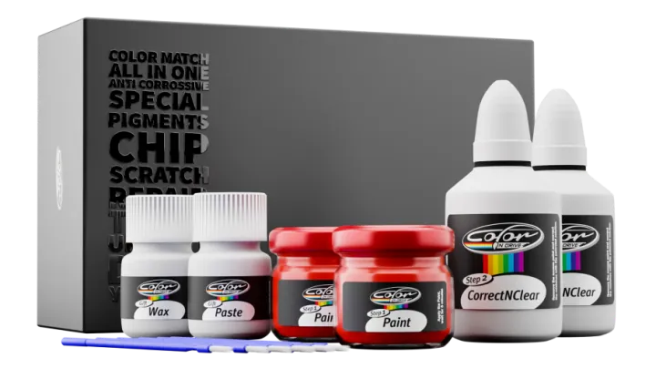 Touch up paint kit: colour-matched paint, precision applicator and finishing solution